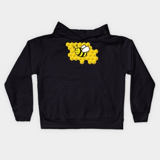 Honeybee Cartoon Kids Hoodie